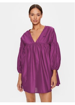 KARL LAGERFELD Sukienka plażowa 230W2210 Różowy Regular Fit ze sklepu MODIVO w kategorii Odzież plażowa - zdjęcie 168662789