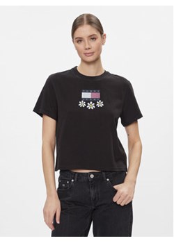 Tommy Jeans T-Shirt Tjw Bxy Daisy Flag Tee DW0DW17712 Czarny Regular Fit ze sklepu MODIVO w kategorii Bluzki damskie - zdjęcie 168662817
