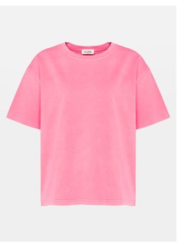 American Vintage T-Shirt Fizvalley FIZ02AE24 Różowy Regular Fit ze sklepu MODIVO w kategorii Bluzki damskie - zdjęcie 168663707