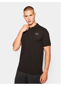 Kappa Polo 303173 Czarny Regular Fit ze sklepu MODIVO w kategorii T-shirty męskie - zdjęcie 168663899