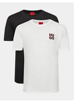 Hugo Komplet 2 t-shirtów 50492550 Biały Regular Fit ze sklepu MODIVO w kategorii T-shirty męskie - zdjęcie 168664397