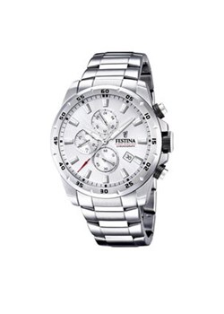 Festina Zegarek Chrono Sport 20463/1 Srebrny ze sklepu MODIVO w kategorii Zegarki - zdjęcie 168664446