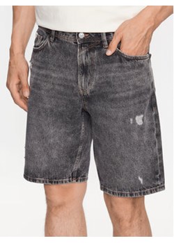 Tom Tailor Denim Szorty jeansowe 1035518 Szary Slim Fit ze sklepu MODIVO w kategorii Spodenki męskie - zdjęcie 168664928