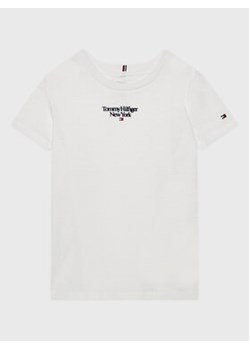 Tommy Hilfiger T-Shirt Graphic KG0KG07083 D Biały Regular Fit ze sklepu MODIVO w kategorii T-shirty chłopięce - zdjęcie 168664987