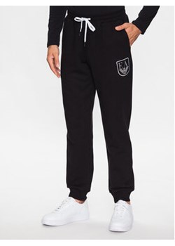 Emporio Armani Underwear Spodnie dresowe 111690 3R573 00020 Czarny Regular Fit ze sklepu MODIVO w kategorii Spodnie męskie - zdjęcie 168665038