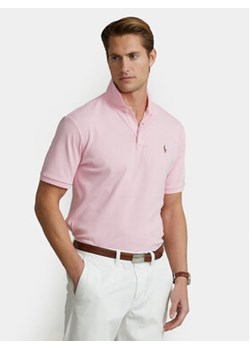 Polo Ralph Lauren Polo 710704319011 Różowy Custom Slim Fit ze sklepu MODIVO w kategorii T-shirty męskie - zdjęcie 168665376