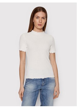 ONLY Bluzka Emma 15224967 Biały Slim Fit ze sklepu MODIVO w kategorii Bluzki damskie - zdjęcie 168665776