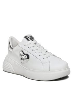 LOVE MOSCHINO Sneakersy JA15125G1HIA610B Biały ze sklepu MODIVO w kategorii Buty sportowe damskie - zdjęcie 168666915