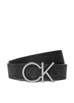 Calvin Klein Pasek Damski Ck Reversible Belt 3.0 Epi Mono K60K611901 Czarny ze sklepu MODIVO w kategorii Paski damskie - zdjęcie 168667137