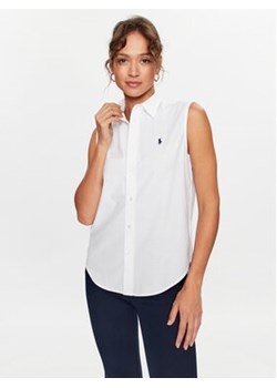 Polo Ralph Lauren Koszula 211906520001 Biały Regular Fit ze sklepu MODIVO w kategorii Koszule damskie - zdjęcie 168667425