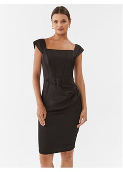 Rinascimento Sukienka koktajlowa CFC0115251003 Czarny Slim Fit ze sklepu MODIVO w kategorii Sukienki - zdjęcie 168667479