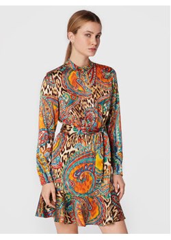 Marciano Guess Sukienka koszulowa 2BGK59 7099Z Kolorowy Regular Fit ze sklepu MODIVO w kategorii Sukienki - zdjęcie 168667589