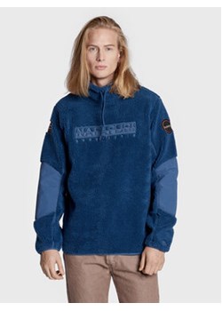 Napapijri Polar Teide T 2 NP0A4GNQ Granatowy Regular Fit ze sklepu MODIVO w kategorii Bluzy męskie - zdjęcie 168667648