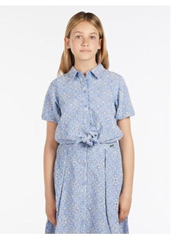 Guess Koszula J3RH05 WF6Q0 Niebieski Regular Fit ze sklepu MODIVO w kategorii Koszule dziewczęce - zdjęcie 168667847