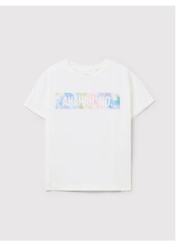 OVS T-Shirt 1440330 Biały Regular Fit ze sklepu MODIVO w kategorii Bluzki dziewczęce - zdjęcie 168667959