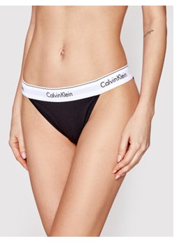 Calvin Klein Underwear Figi klasyczne Tanga 000QF4977A Czarny ze sklepu MODIVO w kategorii Majtki damskie - zdjęcie 168668065