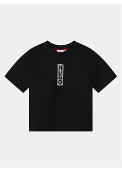 Hugo T-Shirt G25140 S Czarny Regular Fit ze sklepu MODIVO w kategorii T-shirty chłopięce - zdjęcie 168668325