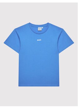 Boss T-Shirt J25N47 S Niebieski Regular Fit ze sklepu MODIVO w kategorii T-shirty chłopięce - zdjęcie 168668535
