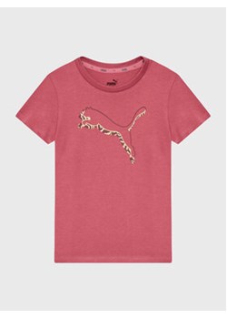 Puma T-Shirt Alpha 671062 Różowy Regular Fit ze sklepu MODIVO w kategorii Bluzki dziewczęce - zdjęcie 168668939