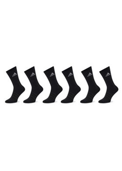 adidas Zestaw 6 par wysokich skarpet unisex Cushioned IC1316 Czarny ze sklepu MODIVO w kategorii Skarpetki damskie - zdjęcie 168669145