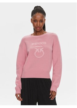 Pinko Sweter Burgos 100414 Y7Z4 Różowy Regular Fit ze sklepu MODIVO w kategorii Swetry damskie - zdjęcie 168669217