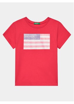 United Colors Of Benetton T-Shirt 3I1XC10H8 Różowy Regular Fit ze sklepu MODIVO w kategorii T-shirty chłopięce - zdjęcie 168669266