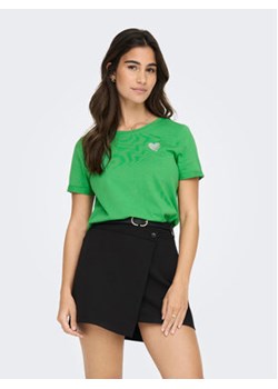 ONLY T-Shirt Kita 15244714 Zielony Regular Fit ze sklepu MODIVO w kategorii Bluzki damskie - zdjęcie 168669469