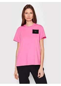 N°21 T-Shirt 22I N2M0 F011 4203 Różowy Regular Fit ze sklepu MODIVO w kategorii Bluzki damskie - zdjęcie 168669739