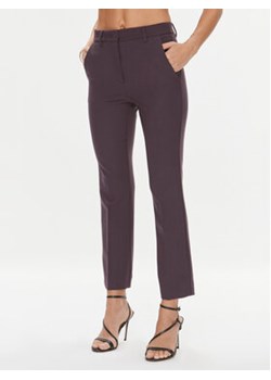 Marella Spodnie materiałowe Galvano 2331360736200 Fioletowy Regular Fit ze sklepu MODIVO w kategorii Spodnie damskie - zdjęcie 168669877