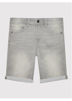 NAME IT Szorty jeansowe 13150022 Szary Slim Fit ze sklepu MODIVO w kategorii Spodenki chłopięce - zdjęcie 168670098
