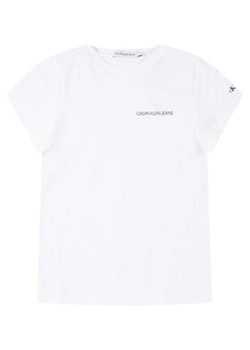 Calvin Klein Jeans T-Shirt IB0IB00456 Biały Regular Fit ze sklepu MODIVO w kategorii T-shirty męskie - zdjęcie 168670359