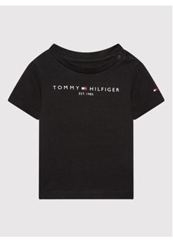 Tommy Hilfiger T-Shirt Baby Essential KN0KN01487 Czarny Regular Fit ze sklepu MODIVO w kategorii Koszulki niemowlęce - zdjęcie 168670557
