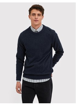 Selected Homme Sweter New Coban 16079780 Granatowy Regular Fit ze sklepu MODIVO w kategorii Swetry męskie - zdjęcie 168671476