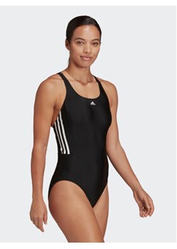 adidas Strój kąpielowy Mid 3-Stripes Swimsuit HA5993 Czarny ze sklepu MODIVO w kategorii Stroje kąpielowe - zdjęcie 168671638