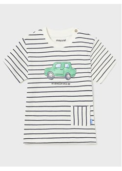 Mayoral T-Shirt 1024 Beżowy Regular Fit ze sklepu MODIVO w kategorii Koszulki niemowlęce - zdjęcie 168671707