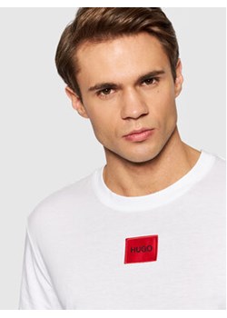 Hugo T-Shirt Diragolino 212 50447978 Biały Regular Fit ze sklepu MODIVO w kategorii T-shirty męskie - zdjęcie 168671895