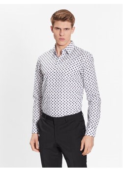Hugo Koszula 50496126 Biały Slim Fit ze sklepu MODIVO w kategorii Koszule męskie - zdjęcie 168672386
