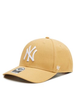47 Brand Czapka z daszkiem New York Yankees B-MVPSP17WBP-LT Beżowy ze sklepu MODIVO w kategorii Czapki dziecięce - zdjęcie 168672467