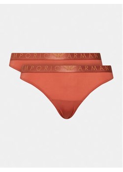 Emporio Armani Underwear Komplet 2 par fig 163337 3F235 03051 Brązowy ze sklepu MODIVO w kategorii Majtki damskie - zdjęcie 168672525