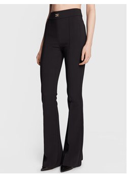 Elisabetta Franchi Spodnie materiałowe PA-054-31E2-V250 Czarny Slim Fit ze sklepu MODIVO w kategorii Spodnie damskie - zdjęcie 168672859