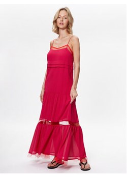 TWINSET Sukienka letnia 231TT2024 Różowy Regular Fit ze sklepu MODIVO w kategorii Sukienki - zdjęcie 168672907