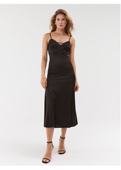 Guess Sukienka koktajlowa W3BK0T WEFC2 Czarny Regular Fit ze sklepu MODIVO w kategorii Sukienki - zdjęcie 168673305