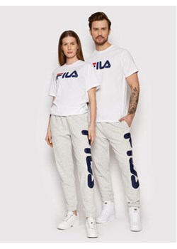 Fila T-Shirt Unisex Bellano FAU0067 Biały Regular Fit ze sklepu MODIVO w kategorii Bluzki damskie - zdjęcie 168673376