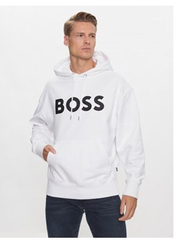Boss Bluza Sullivan 16 50496661 Biały Oversize ze sklepu MODIVO w kategorii Bluzy męskie - zdjęcie 168673439