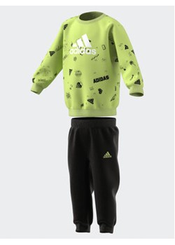 adidas Komplet dresowy IA1561 Zielony Slim Fit ze sklepu MODIVO w kategorii Dresy chłopięce - zdjęcie 168673517