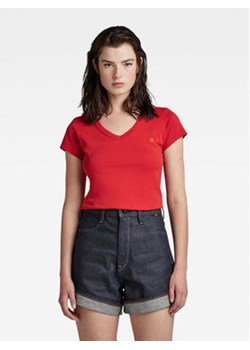 G-Star Raw T-Shirt D21314-4107-A911 Czerwony Regular Fit ze sklepu MODIVO w kategorii Bluzki damskie - zdjęcie 168673539