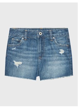Pepe Jeans Szorty jeansowe Patty Short PG800783MR1 Niebieski Regular Fit ze sklepu MODIVO w kategorii Spodenki dziewczęce - zdjęcie 168673837