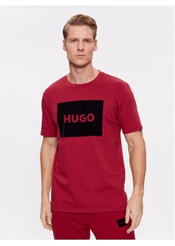 Hugo T-Shirt Dulive_V 50501004 Czerwony Regular Fit ze sklepu MODIVO w kategorii T-shirty męskie - zdjęcie 168673879