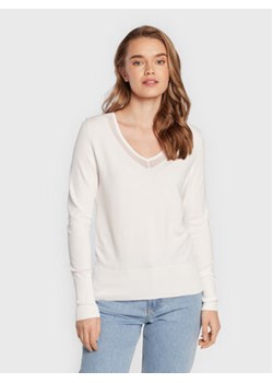 Comma Sweter 2119634 Biały Regular Fit ze sklepu MODIVO w kategorii Swetry damskie - zdjęcie 168674097