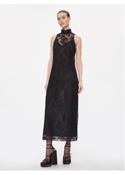 MAX&Co. Sukienka koktajlowa Lino Czarny Regular Fit ze sklepu MODIVO w kategorii Sukienki - zdjęcie 168674209